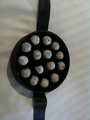 Champagne truffles