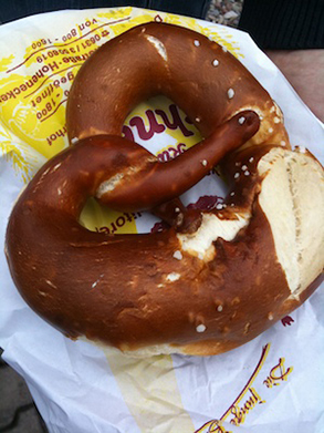 Twisted bread