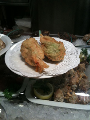Courgette flowers