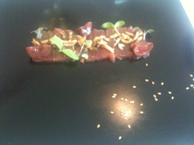 Tuna carpaccio