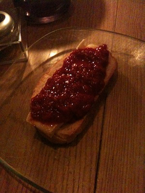 Brie and capsicum