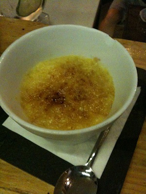 Foie creme brulee