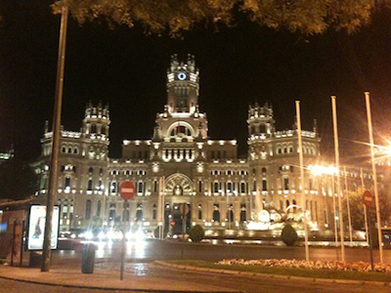 Madrid at night