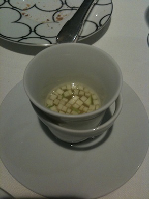 Soup with apple Soup with apple