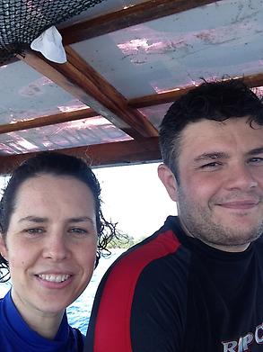 Post diving selfie