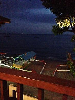 Overlooking the ocean