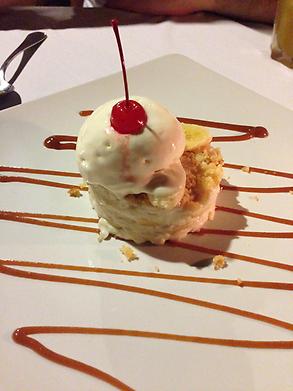 Banana cheesecake goodness