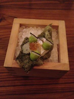 Fish on a cracker
