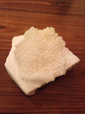 Don't eat the styrofoam -truffle cracker