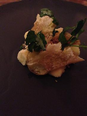 Cheese course with potato?